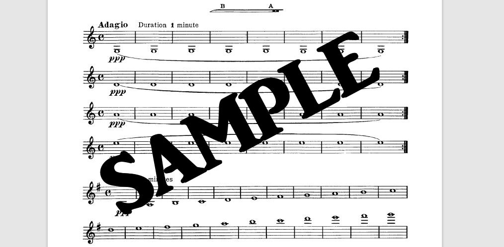 ロングトーン１sample