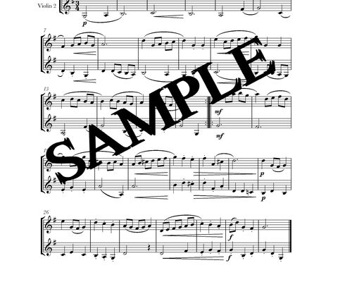 bach minuet sample