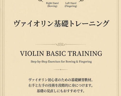ヴァイオリン基礎トレーニング表紙