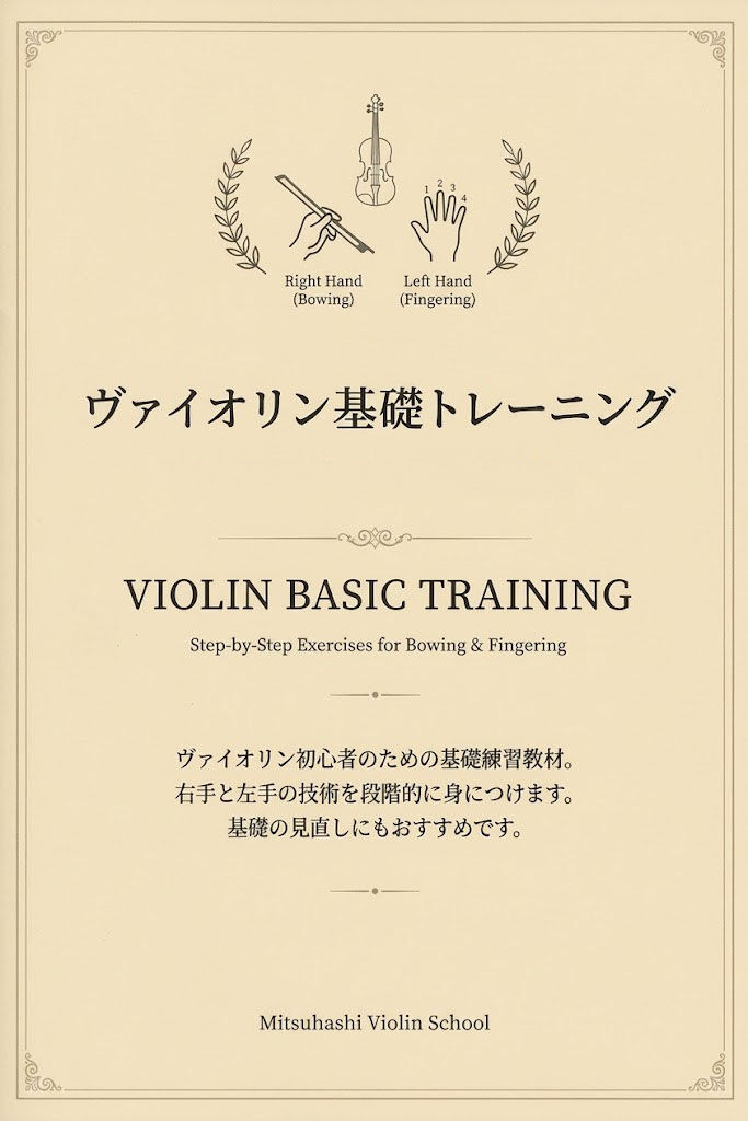 ヴァイオリン基礎トレーニング表紙